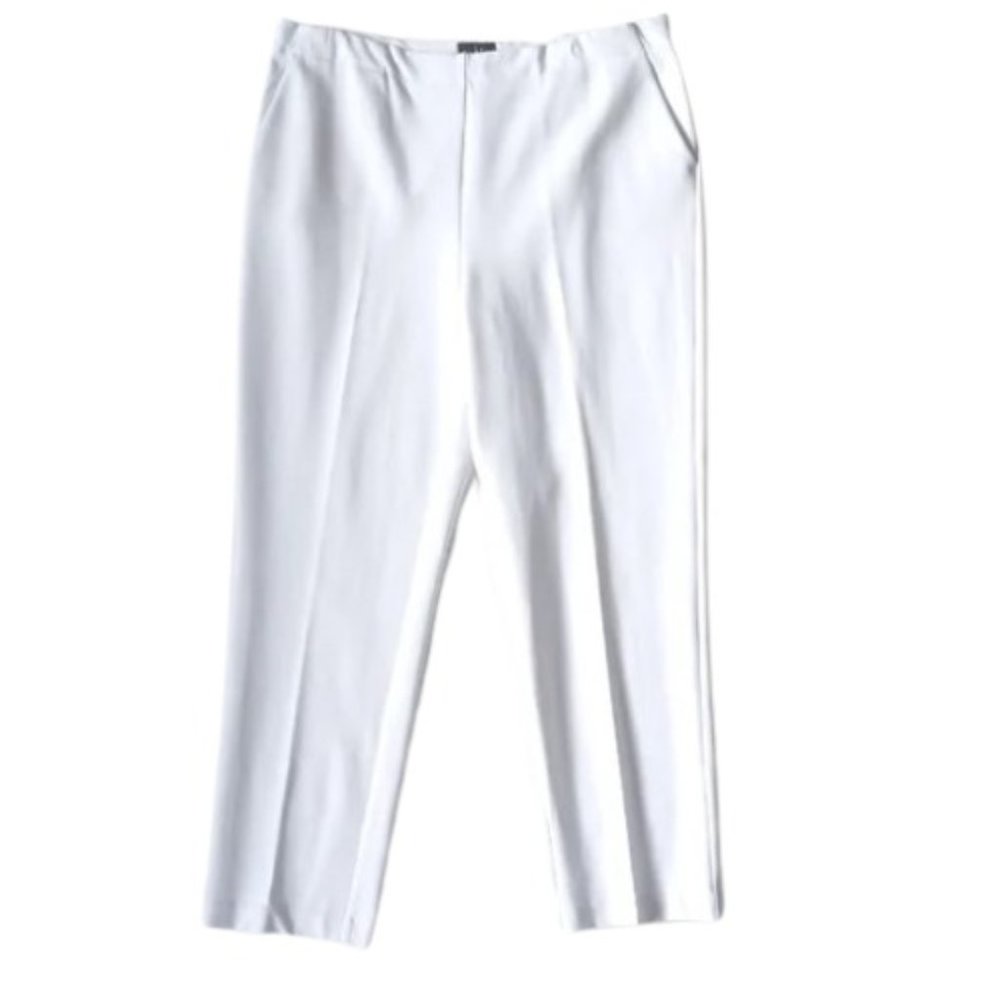 Nicole Miller Pull On Ponte Knit Pants Large